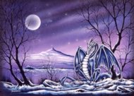 Ice Dragon, myth dragons, Peter Pracownik Signed Framed Prints