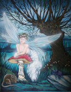 Willow, Fairy Oracle, Peter Pracownik Signed Framed Prints